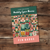 Nadolig cymru queens pin badge