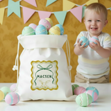 PERSONALISED Pasg Hapus/Easter Egg Sack