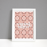 Cariad Tapestry A4 Print / Framed and Unframed