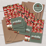 Nadolig Llawen Anthem / Merry Christmas - A6 Luxury Card Pack - Max Rocks