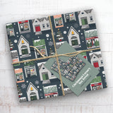 Christmas Village Tea Towel