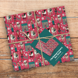 Christmas in Wales Tea Towel
