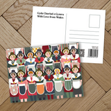 Welsh Ladies Postcard