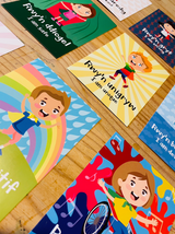 All About Me Welsh Language Flash Cards // Cardiau Fflach Popeth Amdanaf i