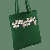 Group Of Sheep Cotton Bag