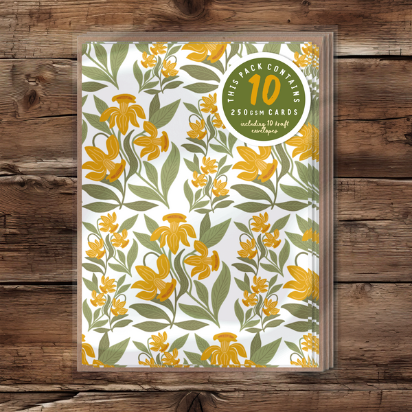 Daffodil Bloom A7 card pack