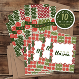 Christmas Tapestry A7 Card Pack