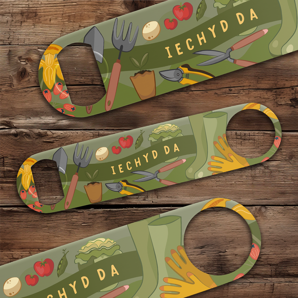 Iechyd da Gardening bottle opener