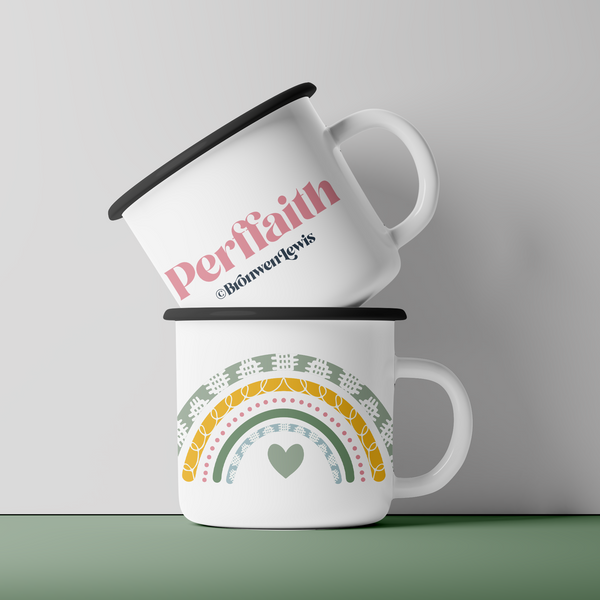 Perffaith Ceramic Camping Mug