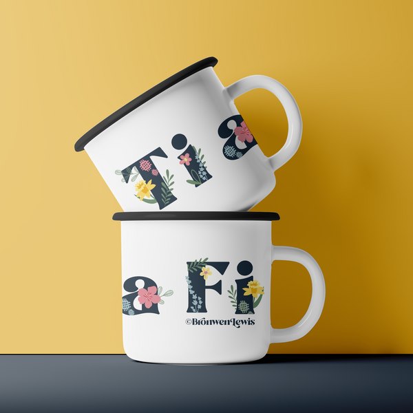 Ti a Fi Ceramic Camping Mug