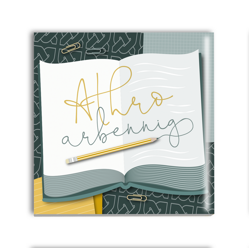 Athro workbook coaster