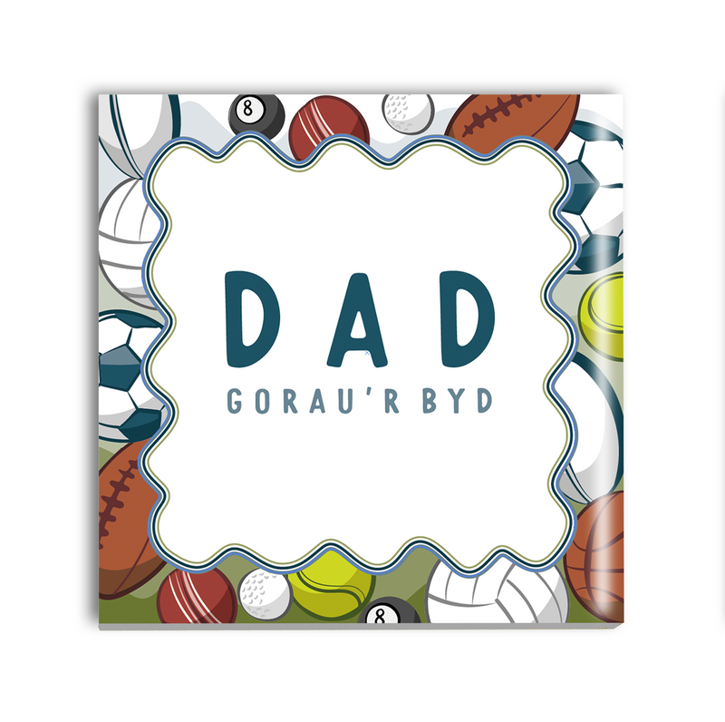 Dad ball sports Coaster