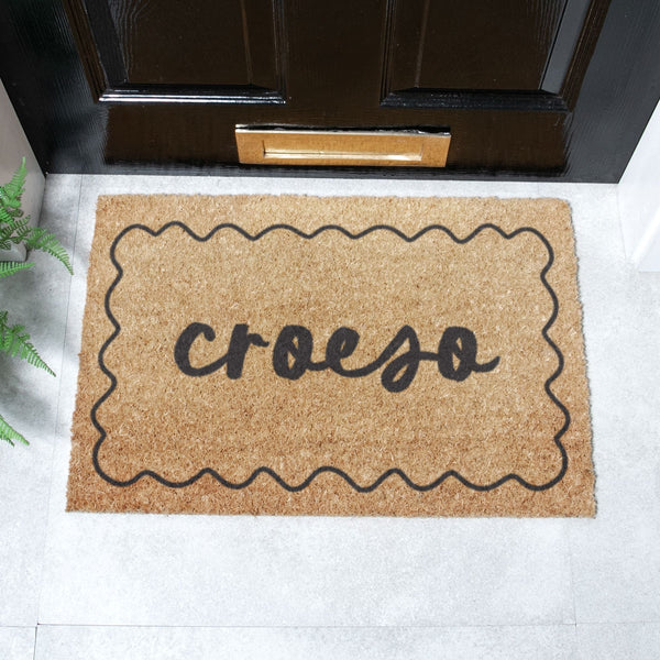 Croeso wavy Coir Mat