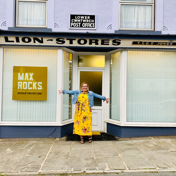 A little bit about us! Max Rocks Welsh Cards & Gifts