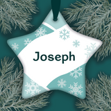Personalised Star Christmas Decoration – Supporting Joseph’s Smile