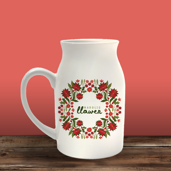 Berry Wreath Milk Jug