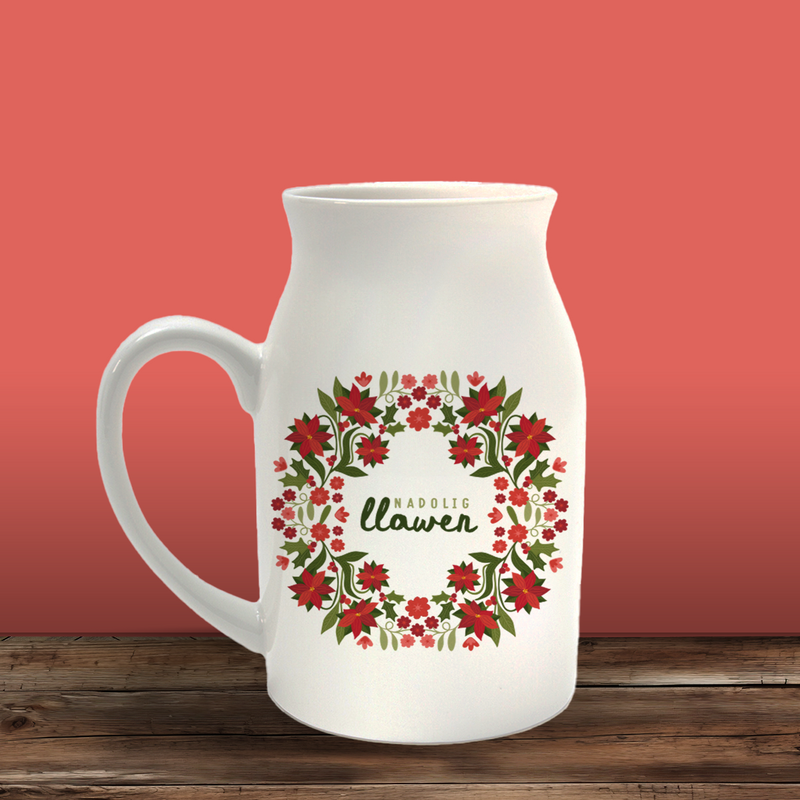 Berry Wreath Milk Jug