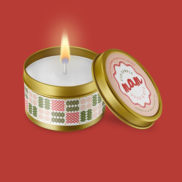 Mam Orau'r Byd Carthen Candle