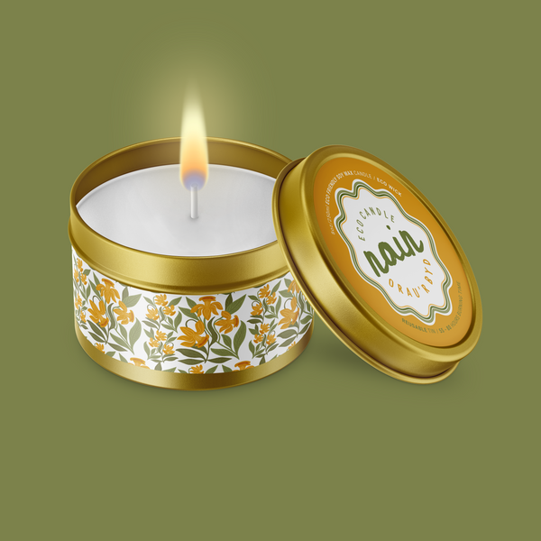 Nain Orau'r Byd Daffodil Bloom Candle