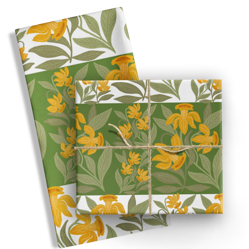 Daffoldil Bloom Tea towel