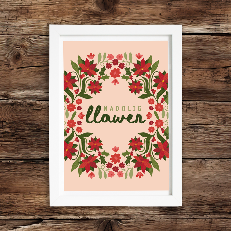 Berry Wreath Print