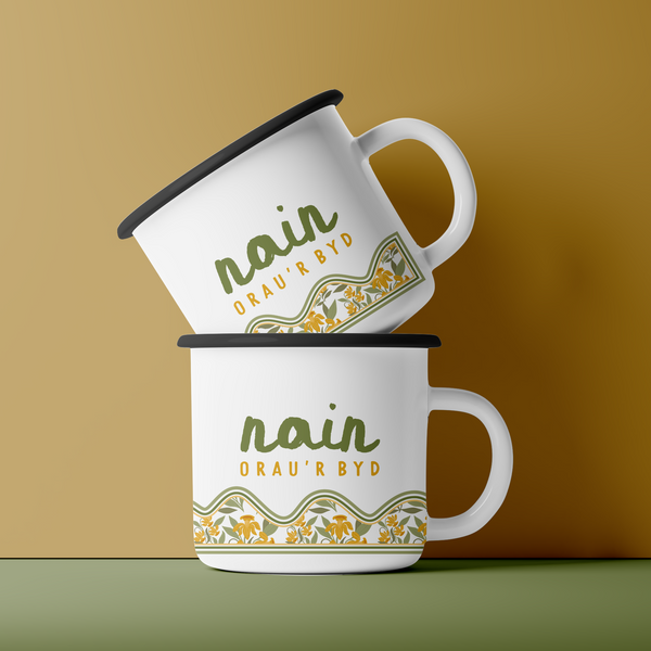 Nain Orau'r Byd Daffodil Bloom Mug