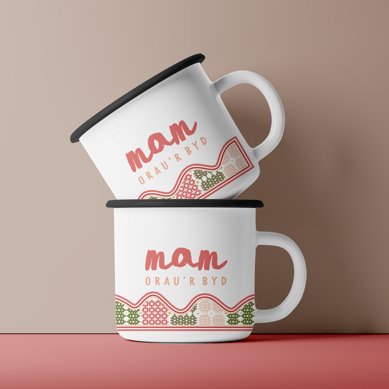 Mam Orau'r Byd Carthen Mug