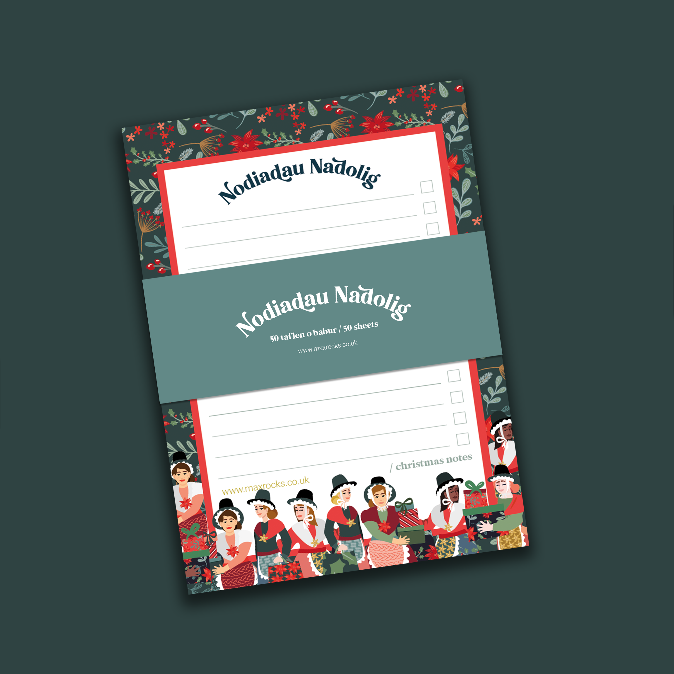 Present Pickers Christmas notepad – Max Rocks