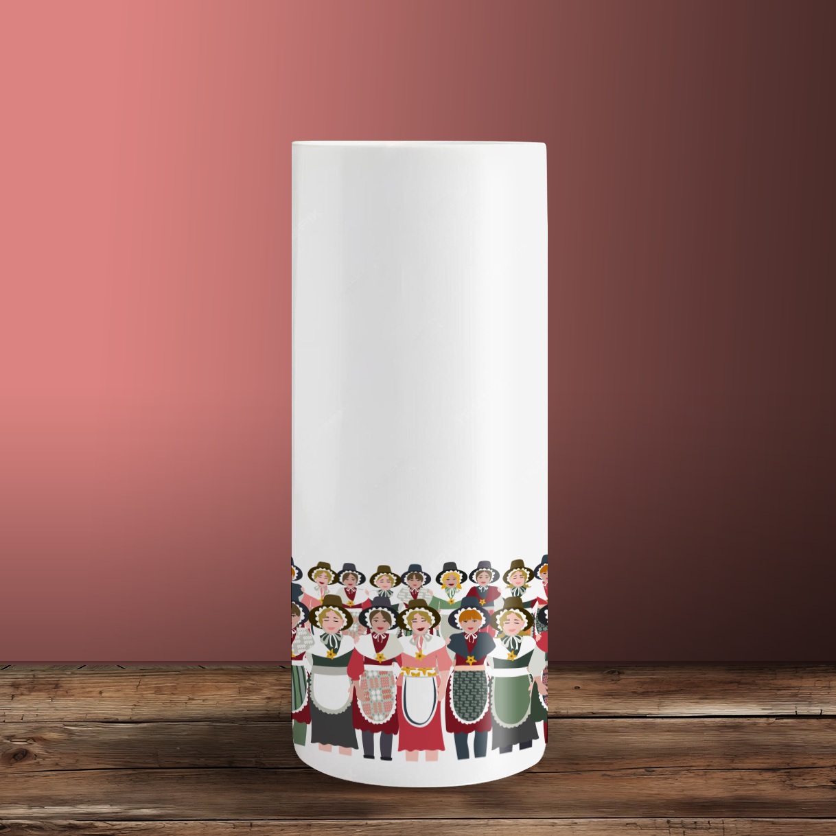 Welsh Ladies Tall Ceramic Vase – Max Rocks