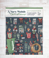 A Very Welsh Christmas designer wrapping sheets and tags