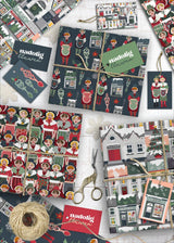 Christmas Village designer wrapping sheets and tags
