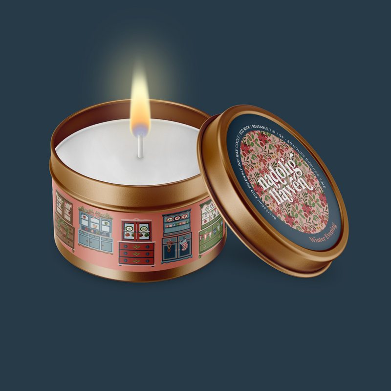 Winter Evening Candle