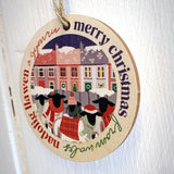 Nadolig Llawen o Gymru / Merry Christmas from Wales - Wooden Gift Decoration - Max Rocks