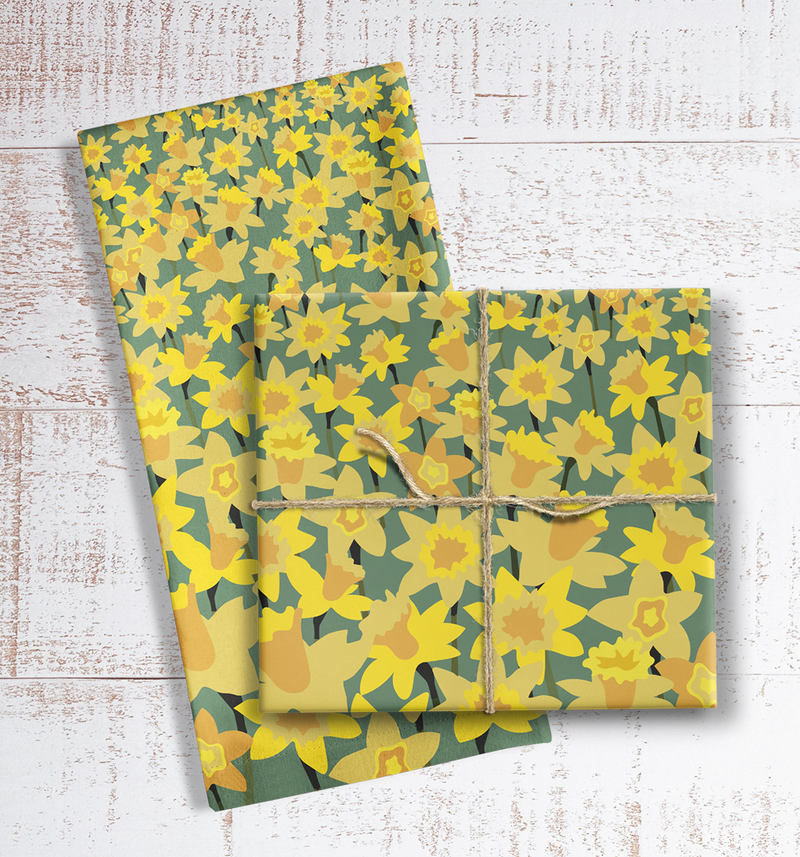 Daffodil Field - Tea Towel - Max Rocks