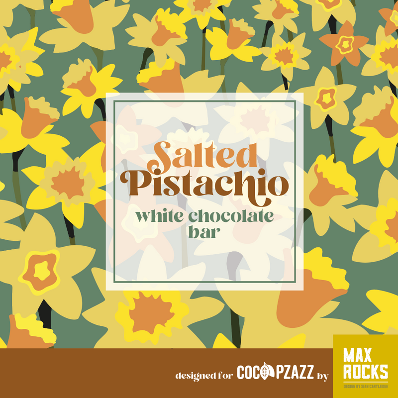 Salted Pistachio White Chocolate Bar