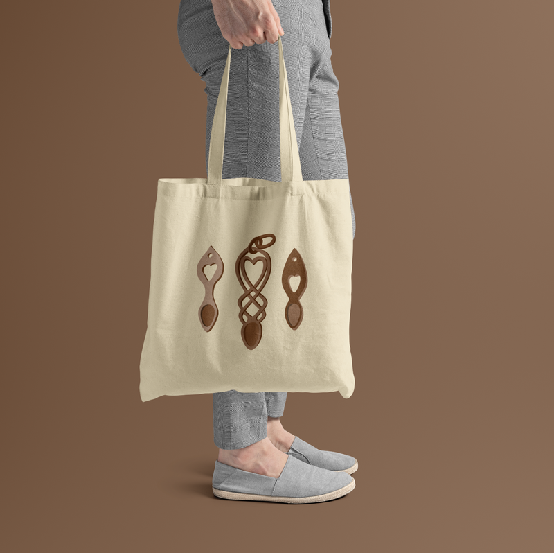 Lovespoons Tote gift bag