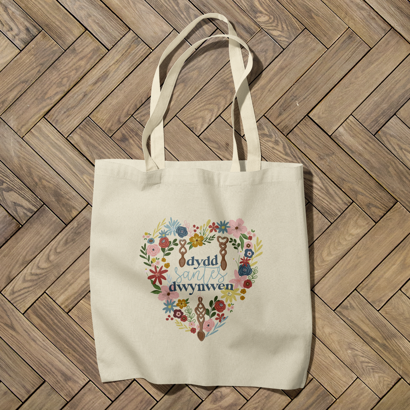 Dydd Santes Dwynwen Tote gift bag