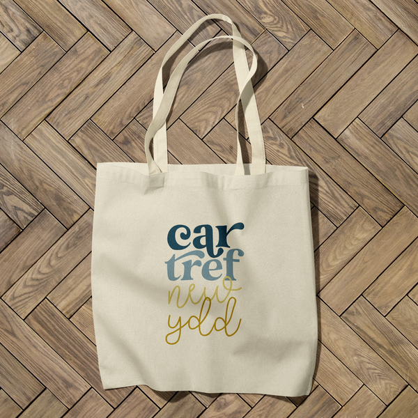 Cartref Newydd Tote gift bag