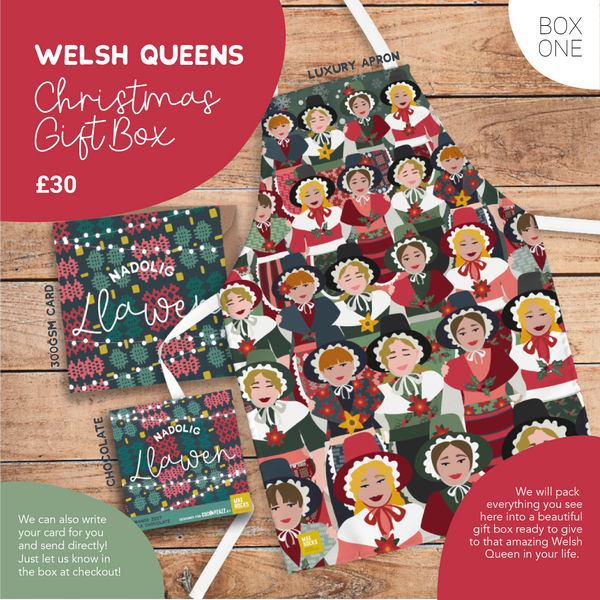 Welsh King/Queen Christmas Gift Box