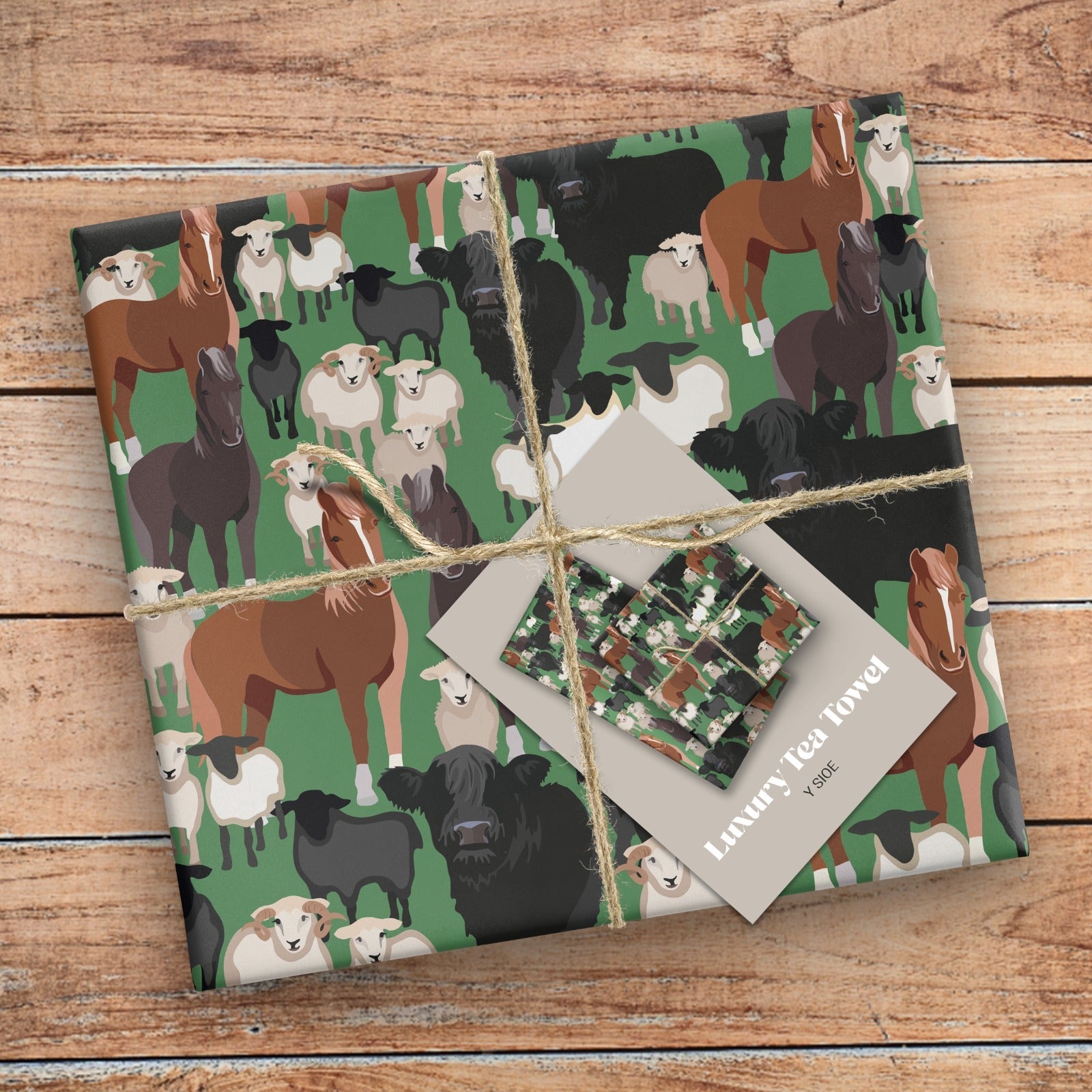 Y Sioe Print Tea Towel – Max Rocks