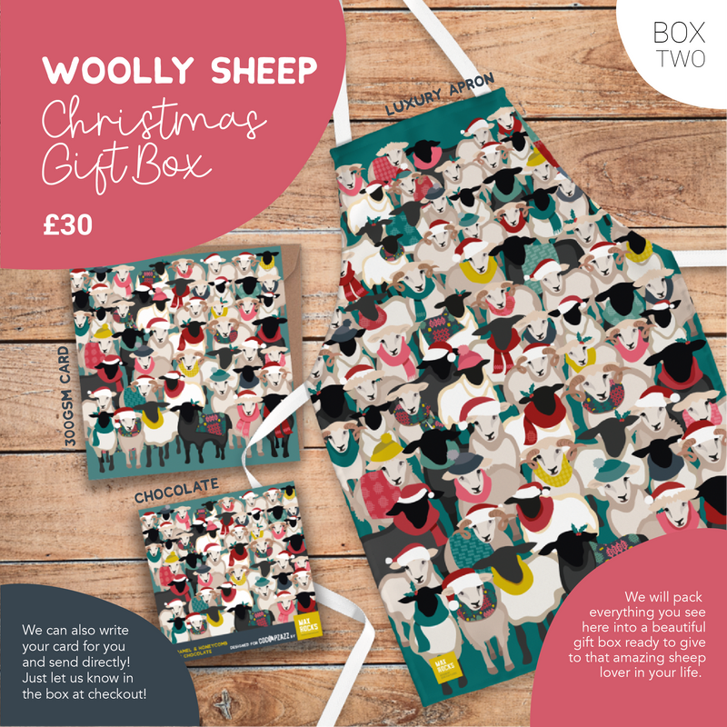 Woolly Sheep Christmas Gift Box